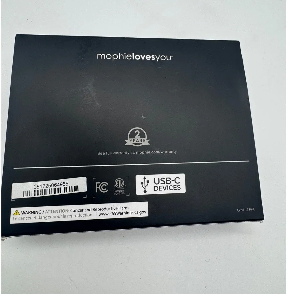 Mophie snap+ juice pack mini Black Magnetic Wireless Charger 5000mAh SNP-JP-5K